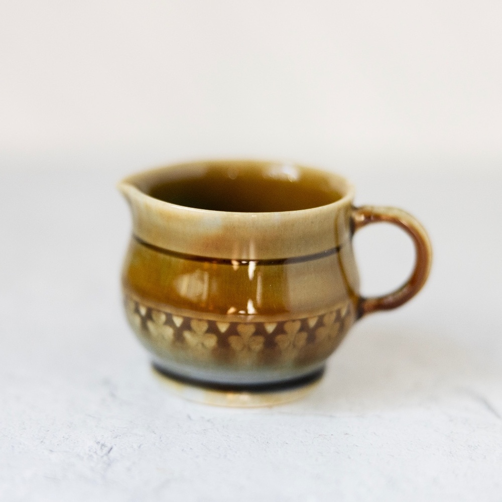 Wade Irish pottery green shamrock creamer pitcher